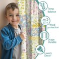 thumbnail image 3 of Pioneer Flower Floral Print Pattern Teens Curtains,Teens Insulated Curtains Set Of 2,Bedroom Essentials,Toddler Room Decor 52"x84", 3 of 5