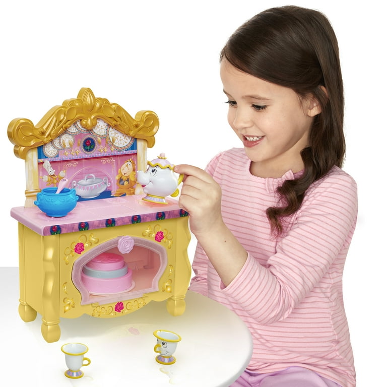 Disney Princess Belle's Enchanted Kitchen with Lights and Sounds for Girls  Ages 3 Year and up 
