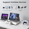 thumbnail image 4 of Monitor portátil UFYQL 15.6 pulgadas 1080P 60 Hz FHD IPS con funda USB-C/HDMI, 4 of 9