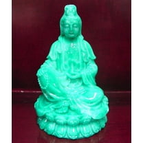 Green Sitting Kwan Yin