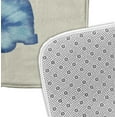 thumbnail image 3 of Simply Daisy 24" x 17" Plush Microfiber Blue Beach Drive Bath Mat, 3 of 3