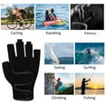 thumbnail image 3 of Guantes de NaveGació de los Dedos Guantes de Ciclismo de Dedo 3/4 Para Hombres y Mujeres Pescando Kayak en Kayak., 3 of 7
