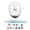 A002- Clear (Woman Face Rivet), variant on 1 White Face Mask, 2 Paint Sets, 2 Paint Brushes, Halloween Painting Crafts Kit, Kids Diy Art Set for Halloween Party Activities and Projects