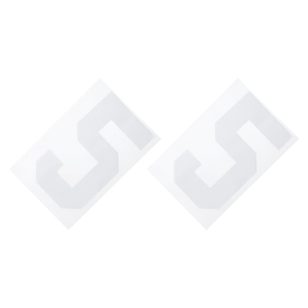 2 Pcs Números de Planchar, Parches de Número 5 de Transferencia de Calor para Camisetas de 8 Pulgadas (Blanco)