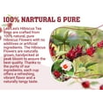 thumbnail image 5 of LeafLea 240 Premium Natural Hibiscus Tea Bags, 100% Natural Dried Hibiscus Flowers, Te De Hibisco, Caffeine-Free, Sugar-Free, 5 of 17