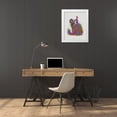 thumbnail image 3 of Fab Funky 20x24 White Modern Wood Framed Museum Art Print Titled - Cat Rainbow Splash 9, 3 of 4