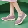 thumbnail image 2 of Women's Platform Wedge Orthopedic Walking Shoes Comfortable Fashion Knit Non Skids Slip on Nursing Loafers Ortho Sneakers, 2 of 7