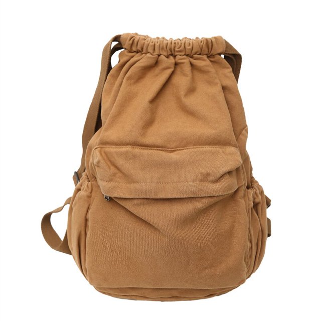 Mochila de Lona Fivean morral escolar unisex para viaje y Deportes