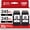 Black, variant on 245XL Ink Cartridges Compatible for Canon Ink 245 and 246 for Pixma MG2522 TS3322 TS202 TR4520 TR4522 Printer (Black Tri-Color)