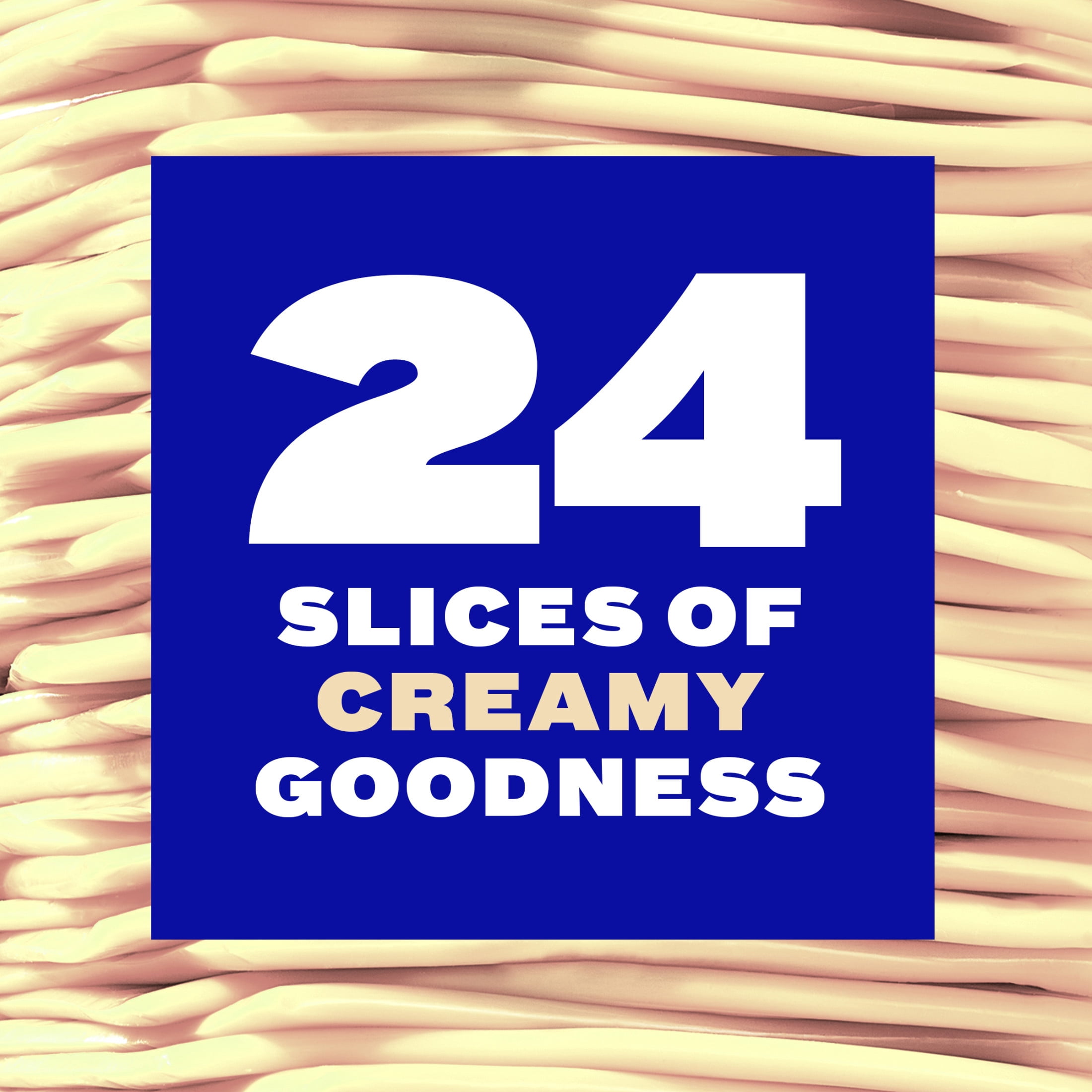 Kraft Singles White American Slices, 24 Count Pack