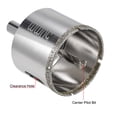 thumbnail image 3 of Unique Bargains Diamond Drill Bit 50mm Glass Hole Saws Core Drill Bit with Center Pilot Bit for Glass Ceramics Porcelain Tile, 3 of 4