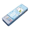 thumbnail image 2 of Caja de lápices de dibujos animados, caja de almacenamiento multifuncional de gran capacidad, bolsa de papelería contenedor para suministros escolares gato de capas Soledad estuche, 2 of 6