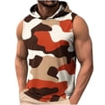 thumbnail image 3 of MASRIN Men's Hooded Sleeveless Camo Tank, Quick Dry Gym Shirt for Workout and Sports Multicolor S, 3 of 10