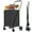 Antique Black#2, variant on Hand Truck Shopping Cart with open door,Grocery Cart on Wheels, Foldable Utility Shopping Carts with 360° Rolling Swivel Wheels for Groceries Laundry,Dolly