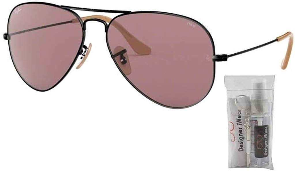 Ray-Ban RB3025 AVIATOR EVOLVE 9066Z0 58M Black/Violet Ray-Ban RB3025 AVIATOR EVOLVE 9066Z0 58M Black/Violet