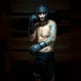 thumbnail image 4 of Kruzak Matte Black Boxing Gloves and Focus Mitts Set for Kickboxing and Muay Thai MMA Training - Fitness Kit with Punching Pads for Martial Arts and Karate, 4 of 8