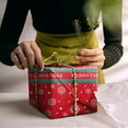 thumbnail image 4 of 20 Sheets Christmas Wrapping Paper Christmas Pattern Paper Flat Wrapping Paper Sheets Vintage Christmas Printed Paper for Christmas Birthday Party Gift, 4 of 6