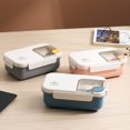 thumbnail image 4 of AMERTEER Bento Box 1 Set Meal Preservation Leak-proof Useful Stainless Steel Liner Lunch Box Utensil Set, 4 of 4