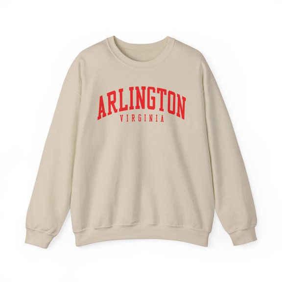 Arlington Virginia VA Sweatshirt Gifts Crew Neck Shirt Long Sleeve Unisex