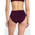 thumbnail image 4 of Joyspun Women's Shine Micro Hi-Cut Bikini Panties, 3-Pack, Sizes XS-XXXL, 4 of 8