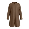 thumbnail image 3 of Qiyinn Men's Long Sleeve Button Down Shirt | Casual Fashion Collared Shirt for Daily Wear, Party, Costume, 3 of 7