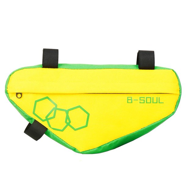 Bicicleta Bolsas impermeables para el tubo delantero del cuadro de la bicicleta del triángulo de la bicicleta (amarillo verde) Tmvgtek Accesorios para bicicletas