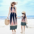 thumbnail image 1 of Robes Maman et Moi Vintage à Imprimé Floral à Bretelles Spaghetti à Col en V Robe Camisole de Plage, 1 of 3