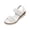 White, variant on Womens Platform Espadrilles Wedge Sandals,Slip on Elastic Ankle Strap Sandals for Women Casual Open Toe Beach Boho Sandal