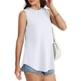 thumbnail image 4 of yunLCZ Square Neck Tank Top High Neck Tank Tops For Women Loose Fit Sleeveless Top Summer Clothes Womens Tunic Tops To Wear With Leggings Summer Sleeveless Tops, 4 of 4