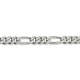 thumbnail image 3 of 925 Sterling Silver 9mm Figaro Chain 24 Inch, 3 of 7