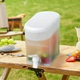thumbnail image 6 of Yooshoverk 3.5L Beverage Dispenser with Spigot - Large Capacity Plastic Pitcher for Cold Drinks & Juices, Easy-Pour Faucet Prevents Spilling, Durable for Home, Parties, Outdoor Picnics and Gatherings, 6 of 10