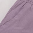 thumbnail image 5 of JnLxul Wide Leg Pants for Women Elastic Waist Drawstring Loose Summer Casual Lightweight Pants with Pockets(X-Large,Purple), 5 of 7