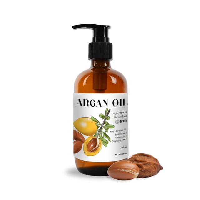 Aceite de argán natural envasado de 240 ml para el crecimiento del cabello y el cuidado de la piel