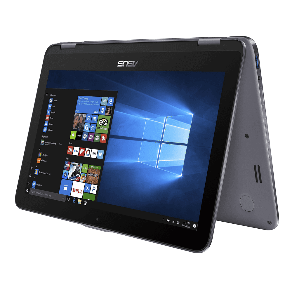 ASUS Vivobook Flip 12, 11.6" HD Touchscreen, Intel Celeron N3350, 4GB