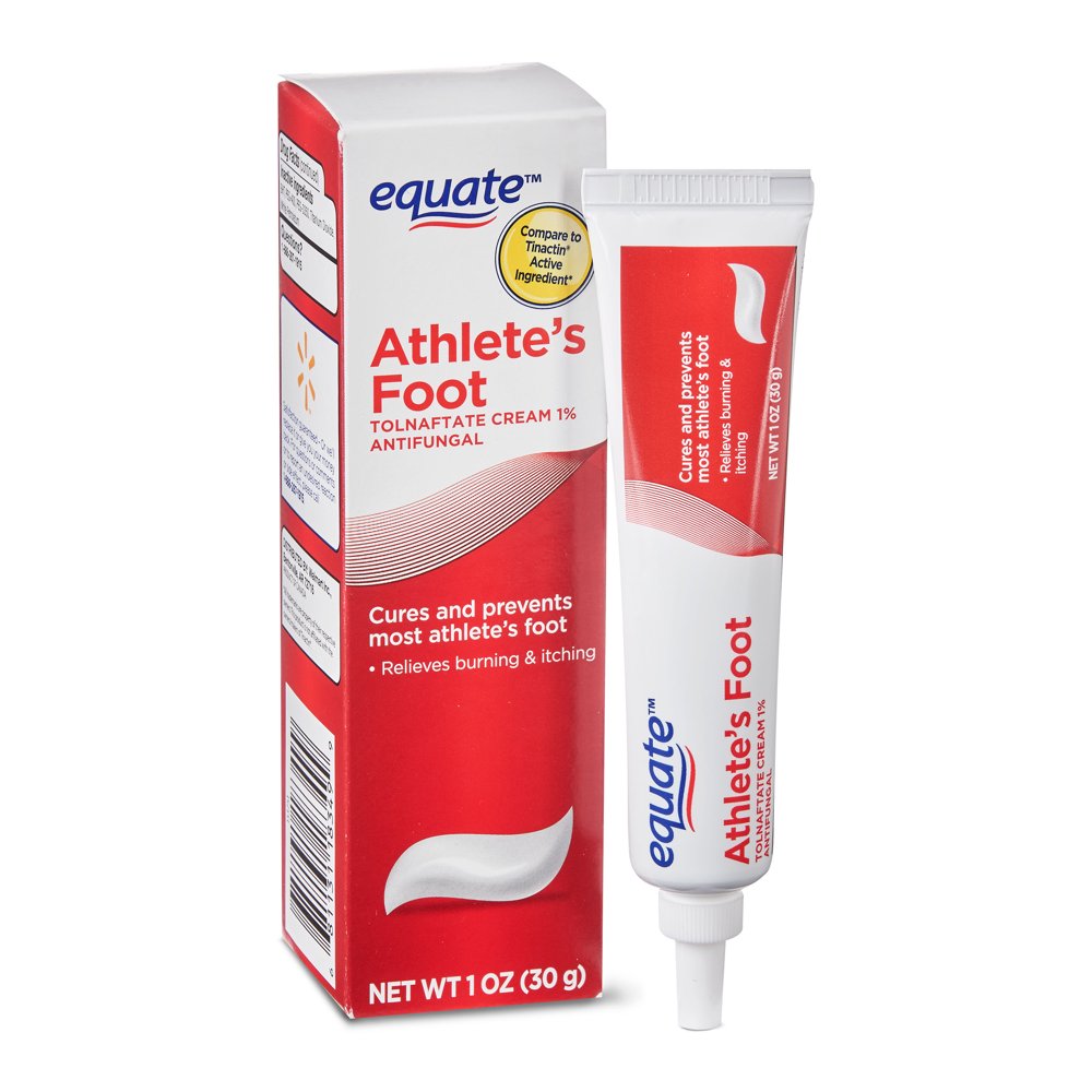 Equate Tolnaftate Foot Cream, 1 oz