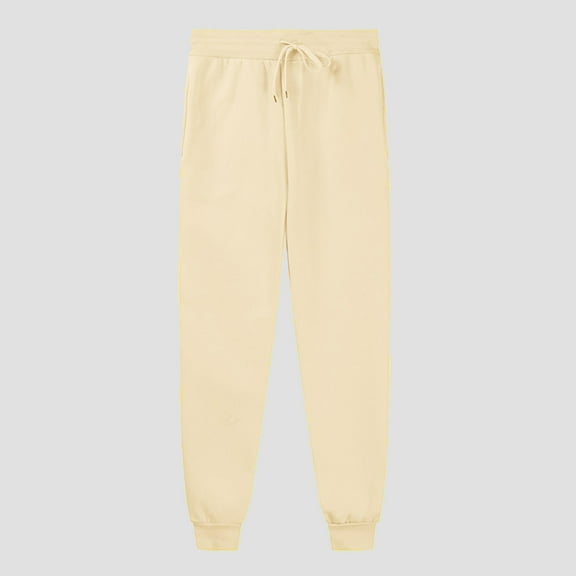 Hauaitttt Joggers for Women 2025 Casual Workout Sweatpants with Pockets Baggy Drawstring Athletic Gym Comfy Sweat Pants Loose Pants for Women Casual Summer Tan Dress Pants for Women Womens Casual