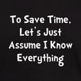 thumbnail image 3 of CafePress - Know Everything Dark T Shirt - Men's Classic Graphic Cotton T-Shirt, 3 of 4