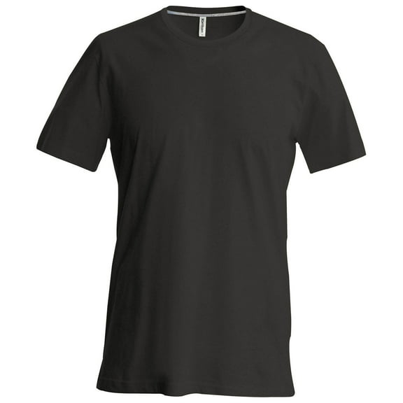 Kariban Mens Slim Fit Short Sleeve Crew Neck T-Shirt