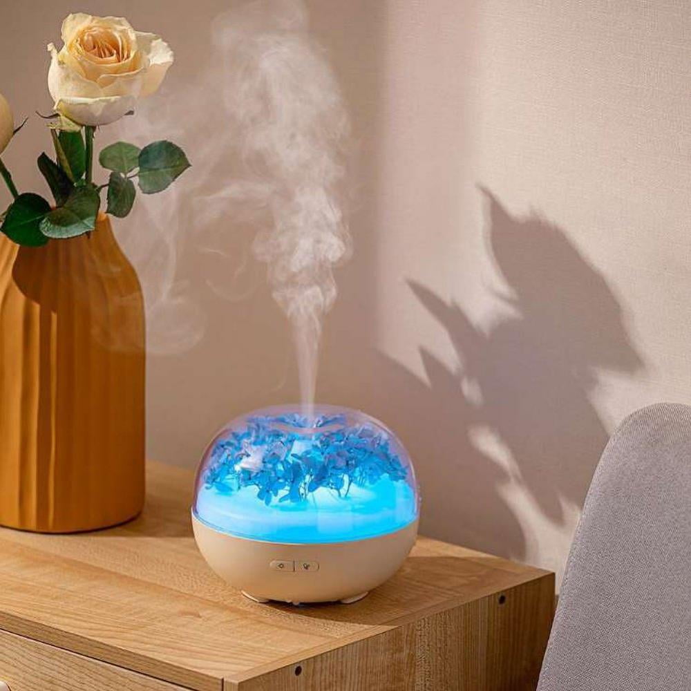 Multifunctional Everlasting Flower Aroma Diffuser Face Moisture Steamer Nano Mist Refresher Fragrance Air Humidifier Fatigue Relieving Walmart Com