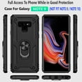 thumbnail image 1 of Samsung Galaxy Note 9 Case, STARSHOP Drop Protection Ring Kickstand Cover- Black, 1 of 6
