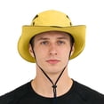 thumbnail image 5 of jiaxiM Straw Cowboy Hats for Men Multicolor UPF 50+ Wide Brim Sun Hat Western Cowboy Style for Summer Hiking Beach Outdoor Sun Protection and Travel, 5 of 7