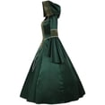 thumbnail image 4 of Women's Medieval Hooded Fancy Dress Victorian Dress, 4 of 6