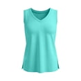 thumbnail image 6 of Workout Tops for Women V-neck Plus Size Fashionable Loose And Comfortable Casual Top T-shirt Business Casual Outfits Blouses Clothes (Size:XL-5XL), 6 of 7