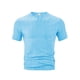 thumbnail image 2 of pstuiky camisetas de hombre, Camiseta de manga corta con cuello redondo y hombros descubiertos para hombre, talla grande camisas casuales para hombre xxxl, 2 of 4