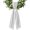 Gray, variant on Pink White Geometric Wreath Sash for Front Door, Square Minimalist Modern Wreath Bow Accent for Fall Christmas Holiday Door Decor, Ribbon Sash for Wreaths, Porch Home Decoration