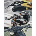 thumbnail image 3 of 7/8 in CNC Universal Motorcycle Handlebar Bar End Mirrors 360° Rotatable Rear View Side Mirrors, 3 of 8