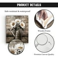 thumbnail image 6 of Farmhouse Flower Wall Art Country Floral Pictures Wall Decor Rustic Floral Wall Art Rustic Canvas Paintings Modern Artwork Home Decorations For Bathroom Bedroom Living Room Framed 12"X16", 6 of 7