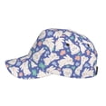 thumbnail image 2 of Lsque Cute White Rabbit Baseball Cap Trucker Low Profile Hat Golf Dad Hat Adjustable Original Classic Unconstructed Plain Cap Men Women, 2 of 9