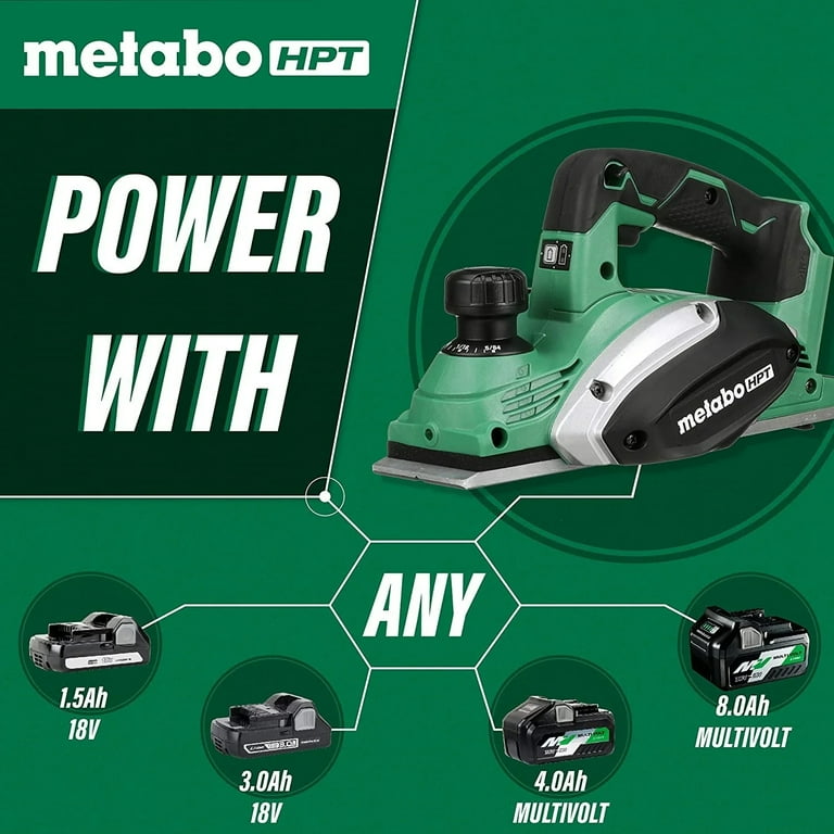 Metabo HPT 18V MultiVolt Cordless Hand Planer Tool Only No