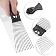 thumbnail image 2 of HLONKCombs Detangle Hair Comb Curla Hair Curl Hair Fork Comb Afro Comb Detangling Comb Pick Comb Metal Man, 2 of 6